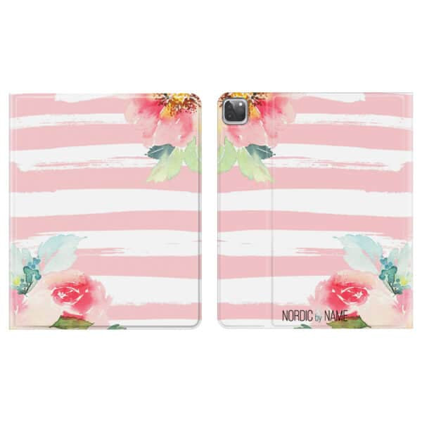 iPad 12.,9 2020 blomst lyserød