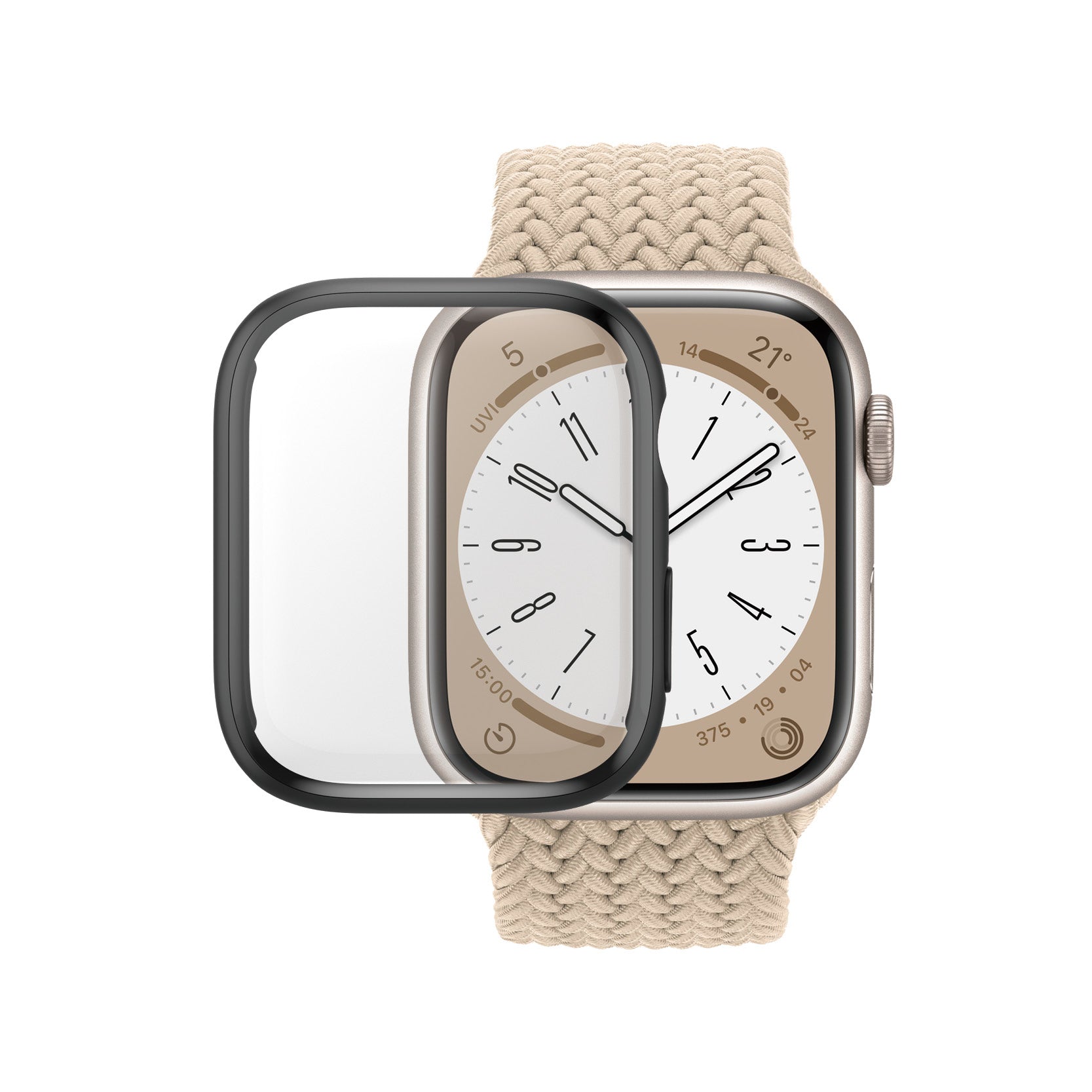 PanzerGlass Full Body Apple watch 7 (45mm) Black AB