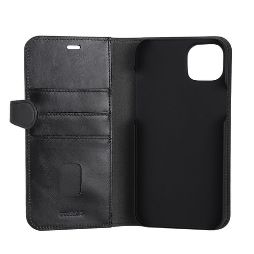 iPhone 14/14 Plus Wallet Flip Cover 2in1 3 card – Sort – Buffalo