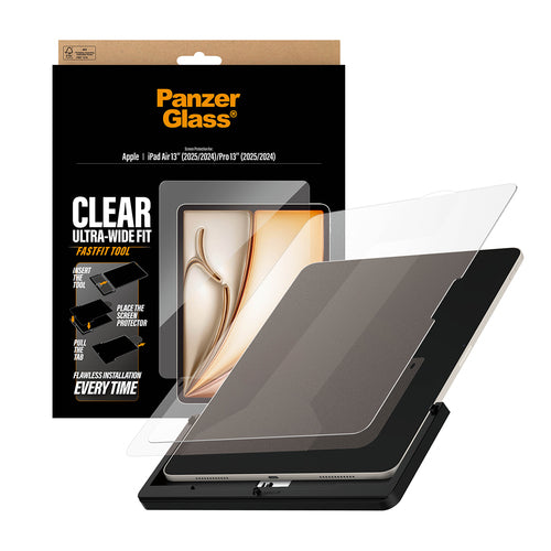 PG Screen Protector iPad Air/Pro 13'' (24/26) UWF w. Fastfit