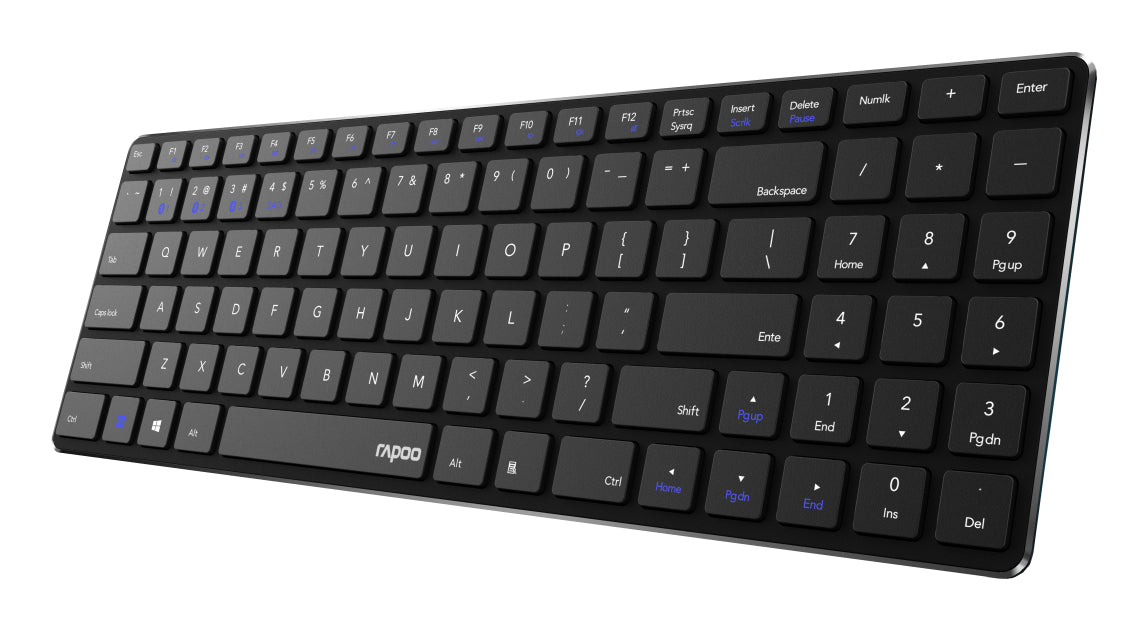 E9100M Tastatur Nordisk Sort - billede 3