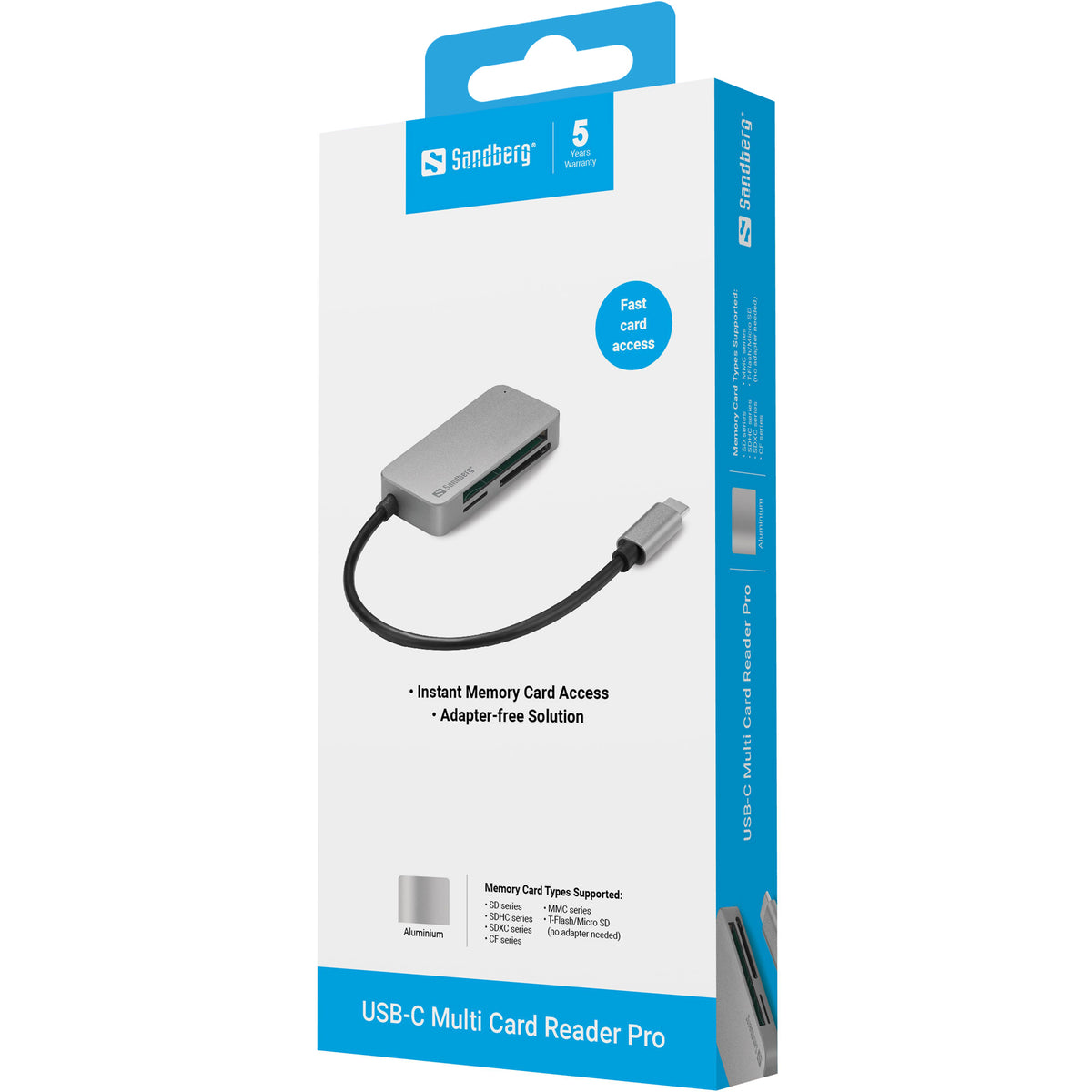 USB-C Multi Card Reader Pro - billede 3