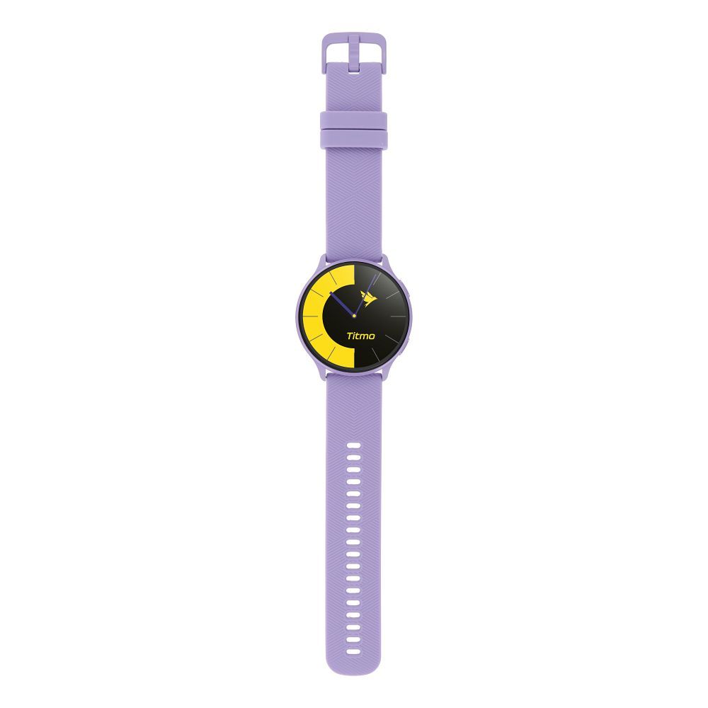 Smartwatch TITMO O-200 (GPS, AMOLED, bluetooth call, silicone strap) lavender