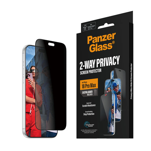 PG 2-Way Privacy Screen Prot iP18 Pro Max UWF EasyAligner