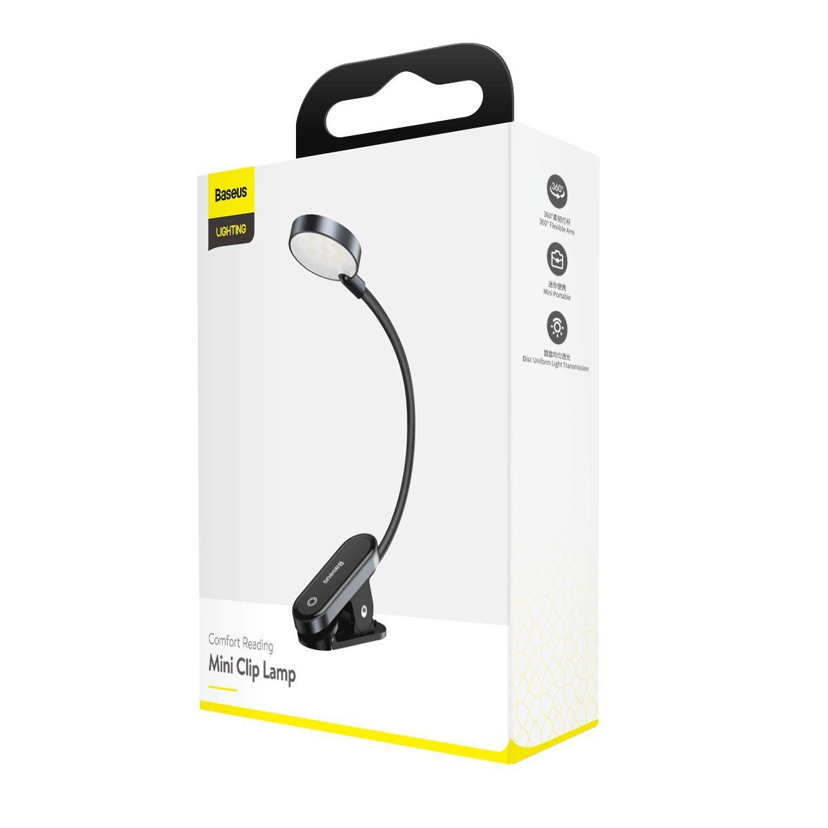 Mini clip lampe - Mørke grå - billede 6