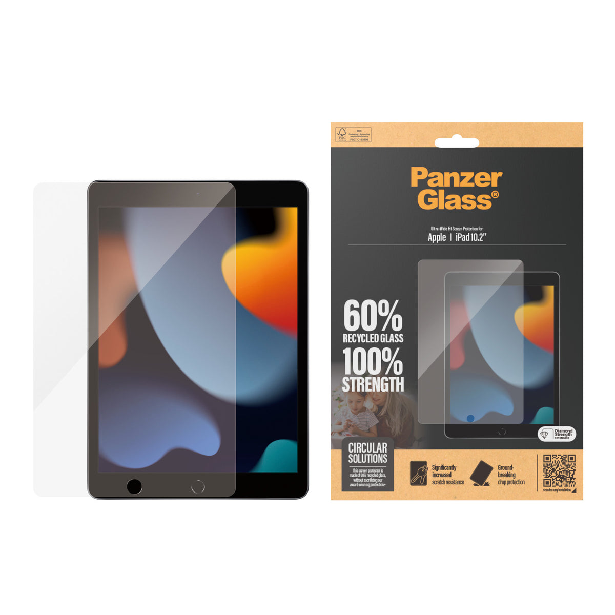 PanzerGlass Screen Protector iPad 10.2'' UWF - billede 2