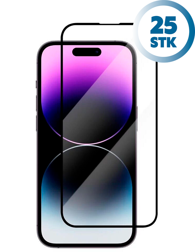 iPhone 16 Pro / 17 Skærmbeskyttelse 3D Curved (Bulk)