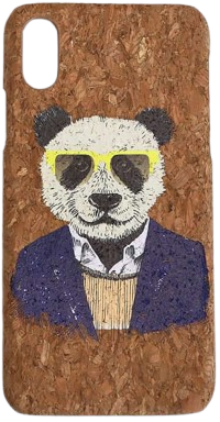 iPhone X/XS Cover Kork Panda