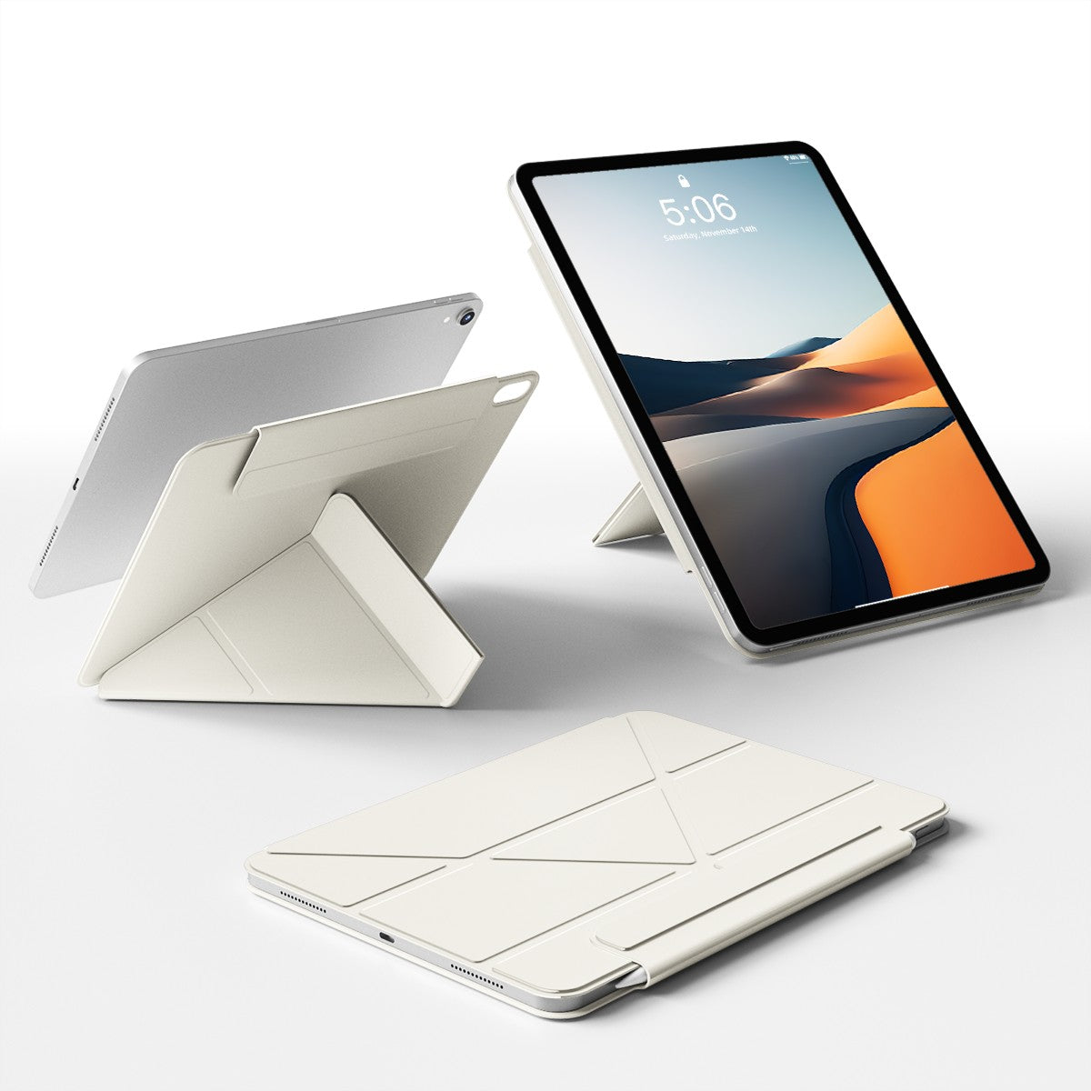 iPad 10,9 / Air4/5/11  Y-Fold  MAGNET  Hvid