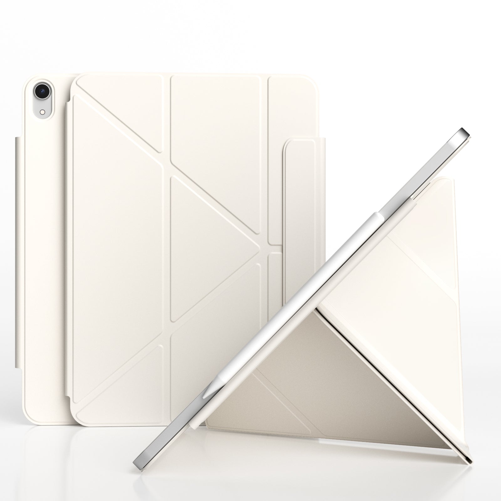 iPad 10,9 / Air4/5/11  Y-Fold  MAGNET  Hvid