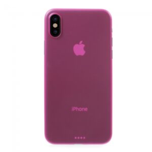 iPhone X Cover i Ultratyndt plastik. Pink