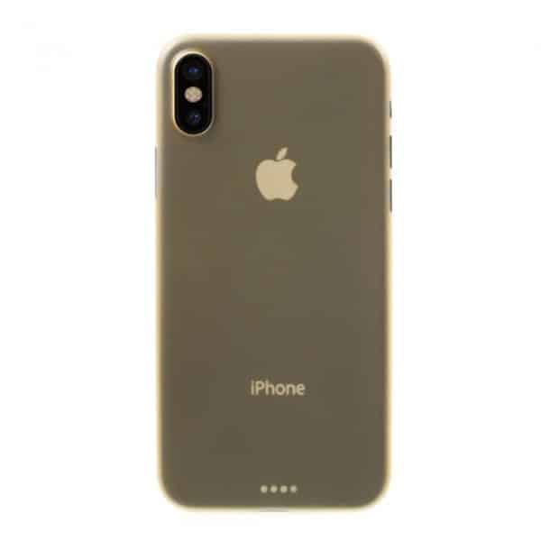 iPhone X Cover i Ultratyndt plastik. Gold