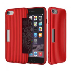 iPhone 7/8 TPU cover til kort. rød