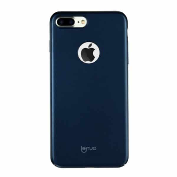 iPhone 7+/8+ Cover. Plastik m. gummi Blå