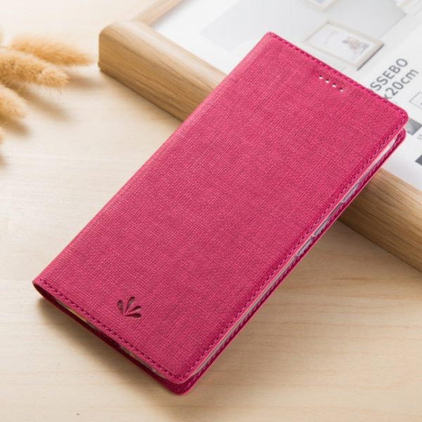 Samsung GS A3 (2017) Flipcover Tekstil Pink