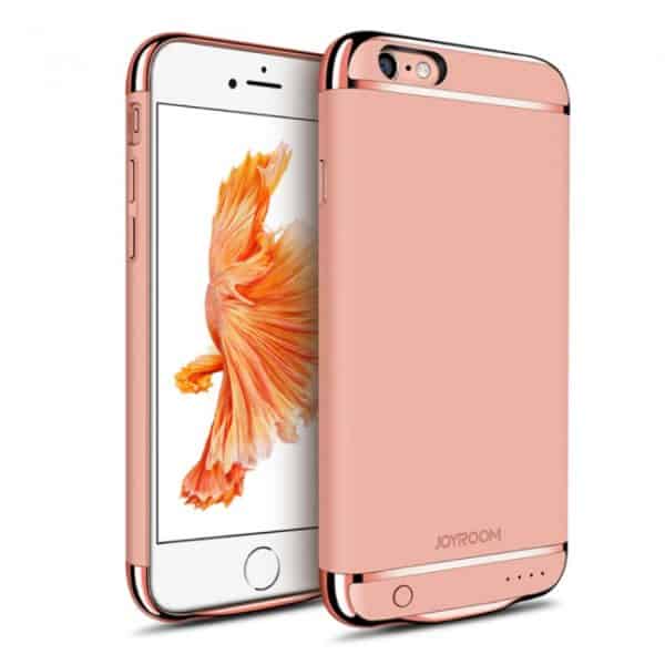 iPhone 6/6S Battericover. 3000mAh Rose Gold