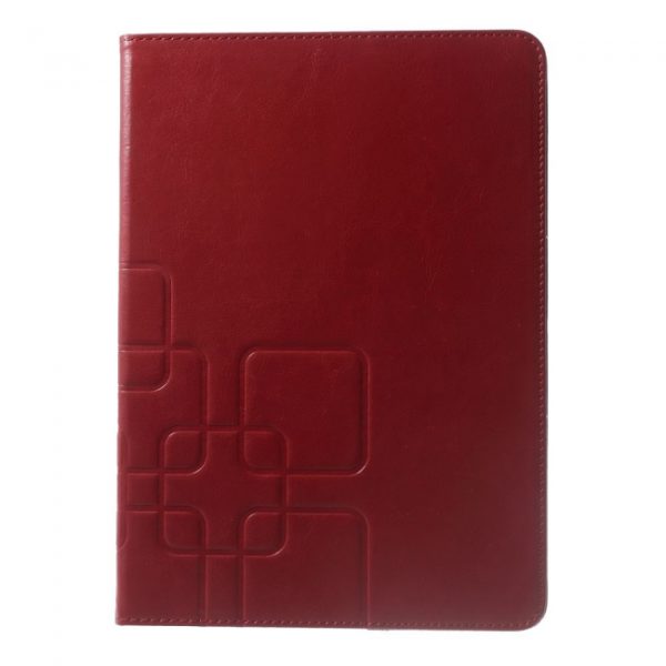 iPad Air 2 PU-læder flipcover m. kortholder, rød