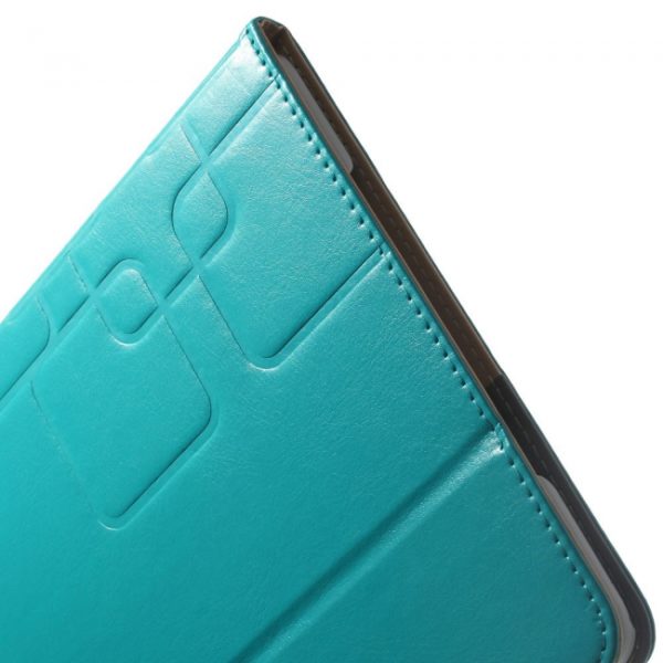 iPad Air 2 PU-læder flipcover m. kortholder, blå