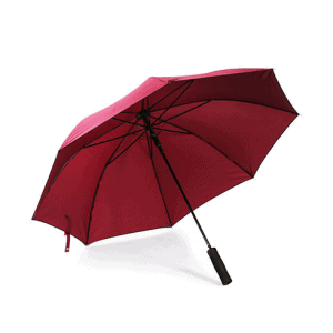 Paraply, åben/luk funktion. Rød