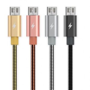 Micro-USB Kabel hurtig opladning 1m. Rose Gold
