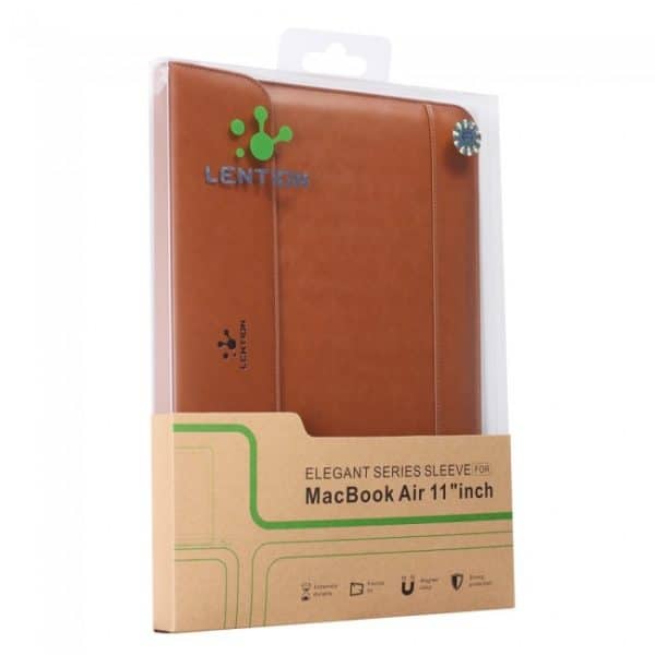 Macbook pro 15,4 taske brun