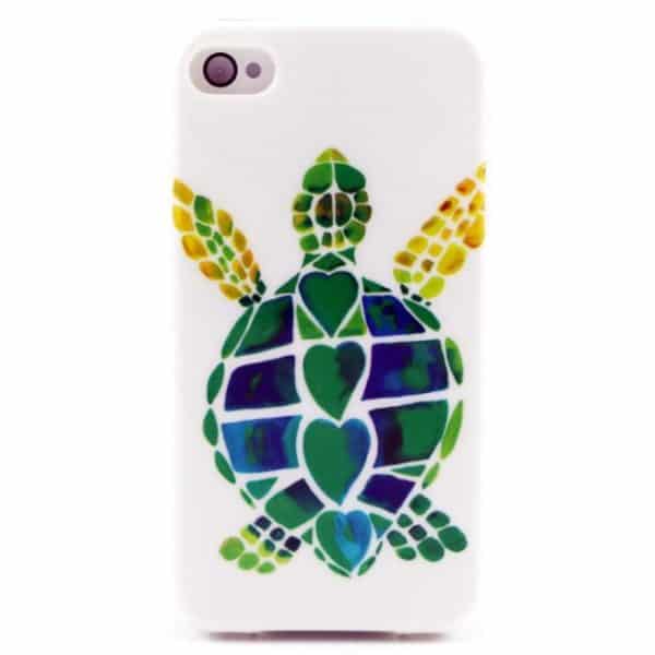 iPhone 4/4S cover med skildpadde