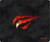 Havit Gaming mousepad black/red flame