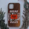 iPhone 11 Pro bagside i træ, Break the rules