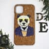 iPhone 11 bagside i kork, Panda