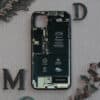 iPhone 11 Pro max bagside i glas, Indmad, sort