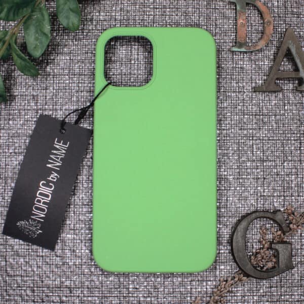 iPhone 12 Mini bagside silikone, Grøn