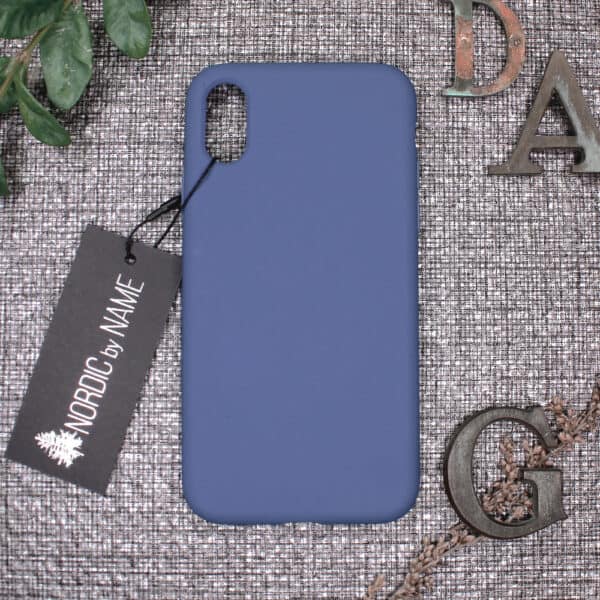 iPhone X/XS bagside silikone, Blå