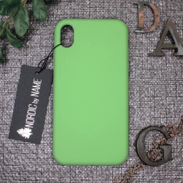 iPhone XR bagside silikone, Grøn
