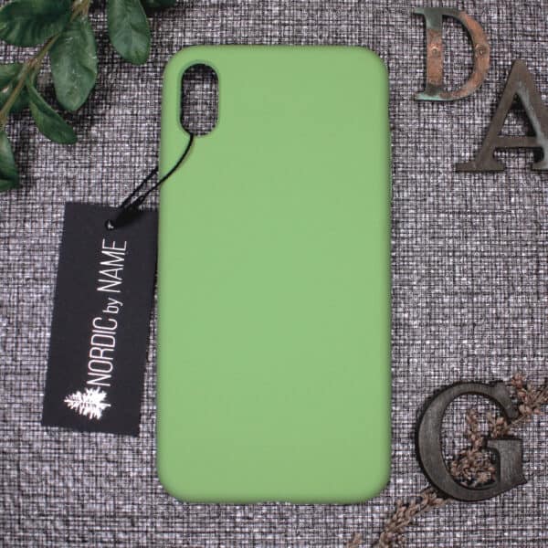 iPhone XS Max bagside silikone, Grøn