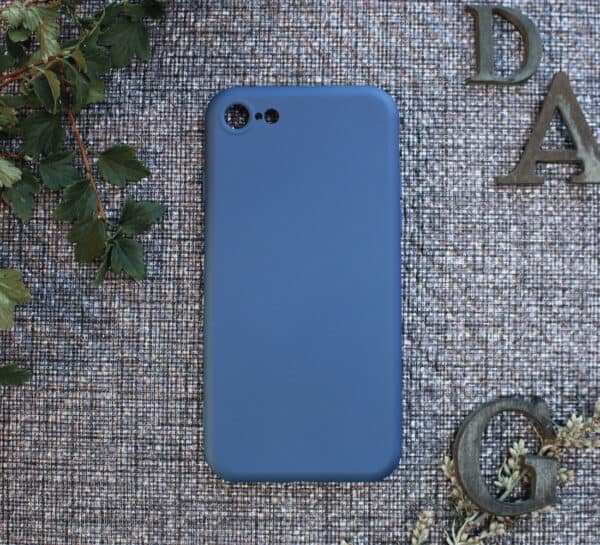 iPhone 6/6S bagside silikone, blå
