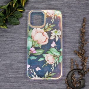iPhone 12 Mini - Holografisk Blomster