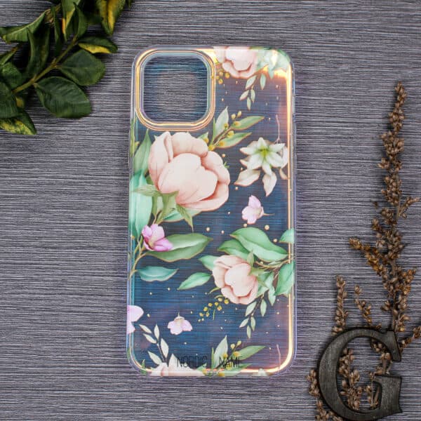 iPhone 12 Mini - Holografisk Blomster